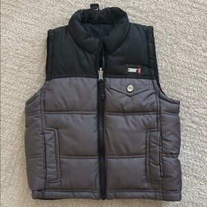 3P Black and Gray Puffer Vest